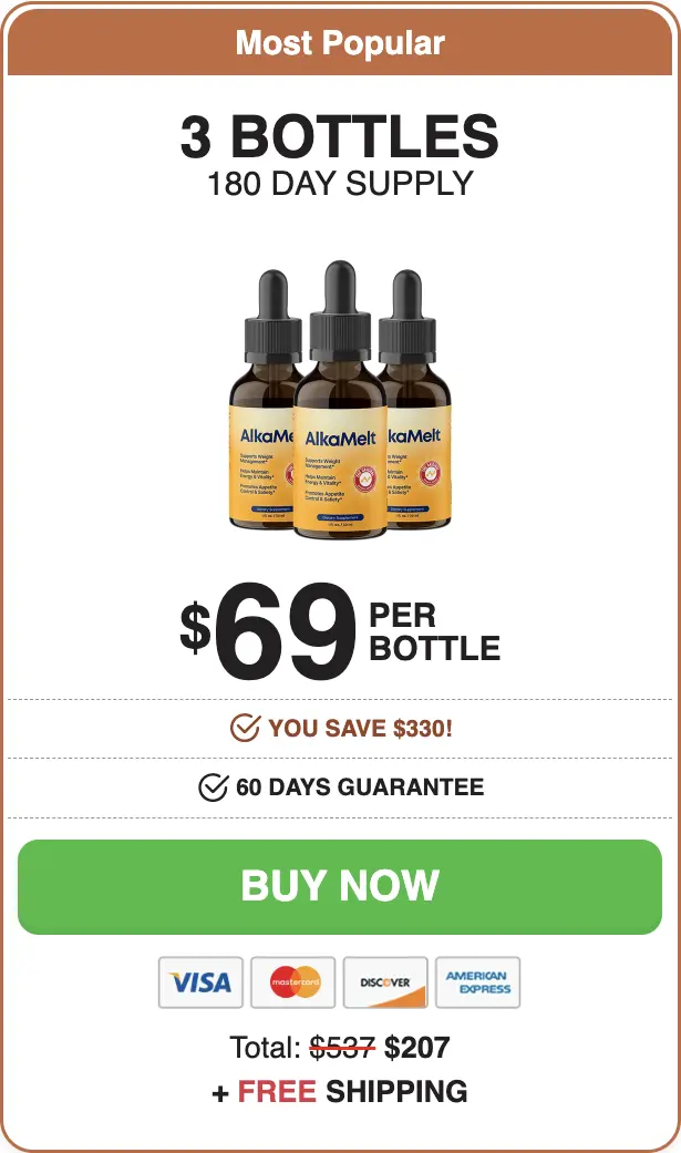AlkaMelt Buy Three Bottles